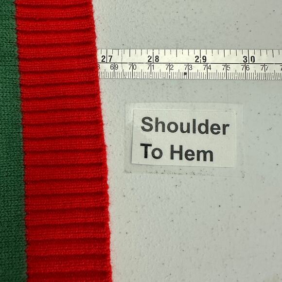 Norther Pole Womens Ugly Christmas Sweater Size XL Dachshund Through The Snow - Picture 6 of 7